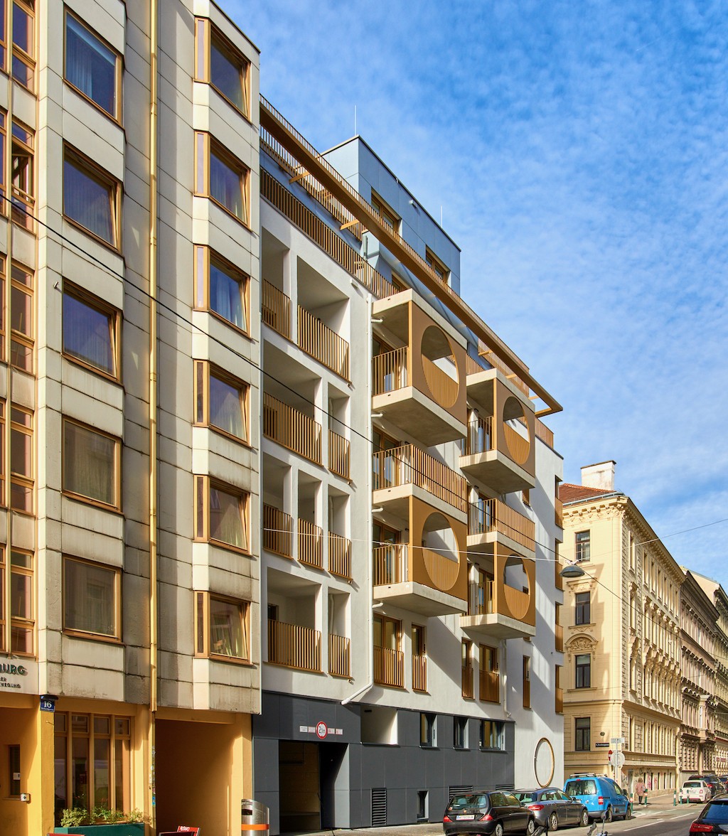 Terrassen in Wien, Österreich